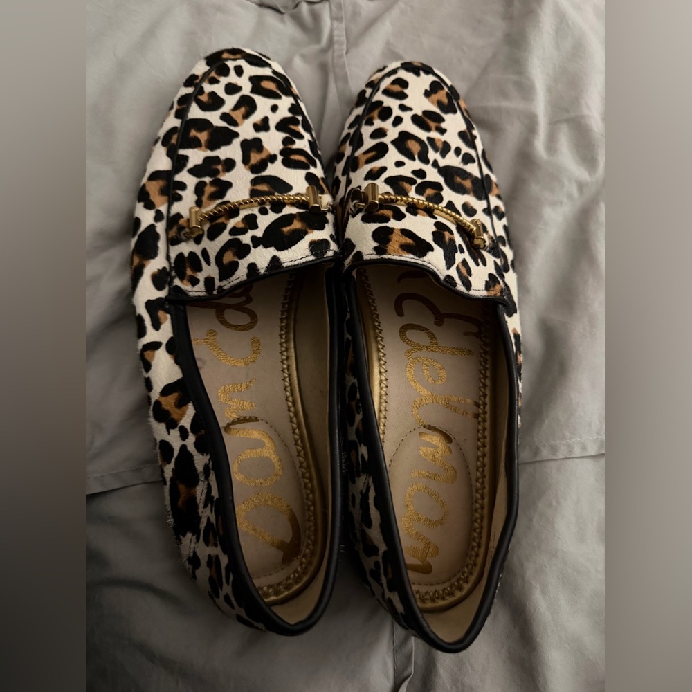 Leopard Print Loafers